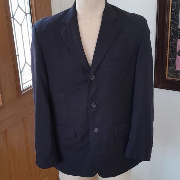 Versini 3 Button Wool Blazer 40 Short - Picture 8 of 17